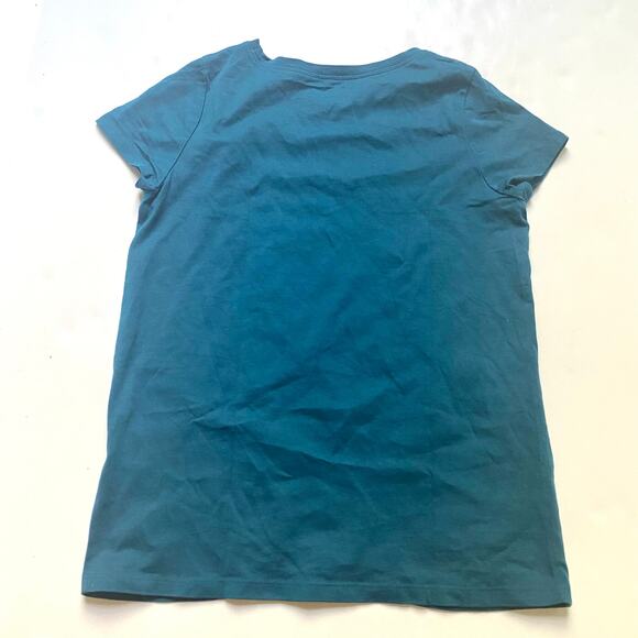 Lands End Blue Firefly Top Short Sleeve Shirt - Picture 2 of 2